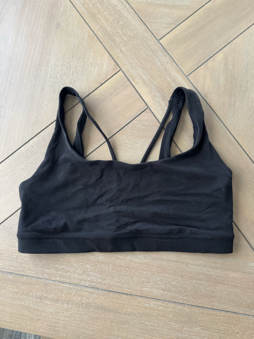 Athleta Exhale Double-Strap Sports Bra - Black - Picture 7 of 7
